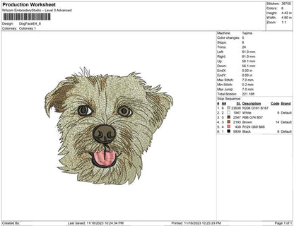Dog face E