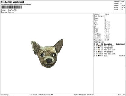 Dog Face F