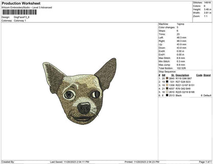 Dog Face F