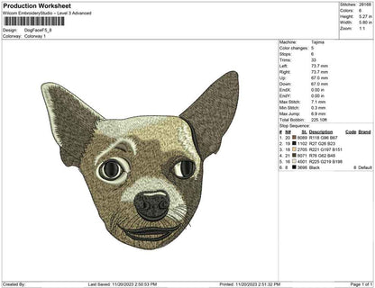 Dog Face F