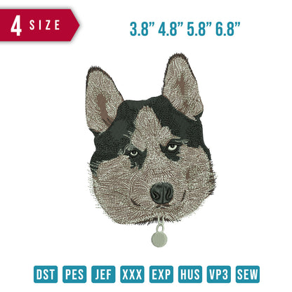 Dog Face Husky