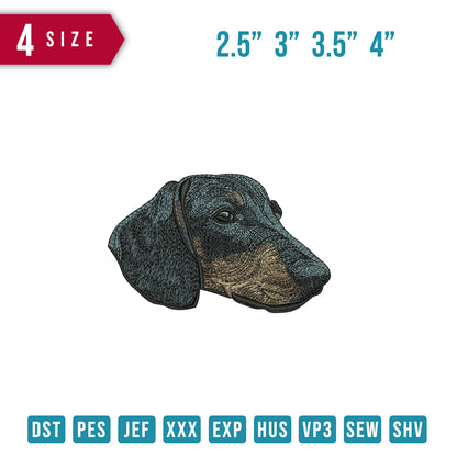 Dog face side
