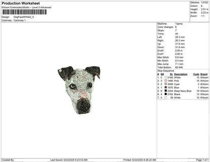 Dog Face White