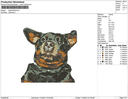 Dog full color