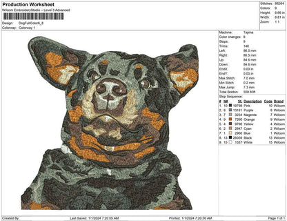 Dog full color
