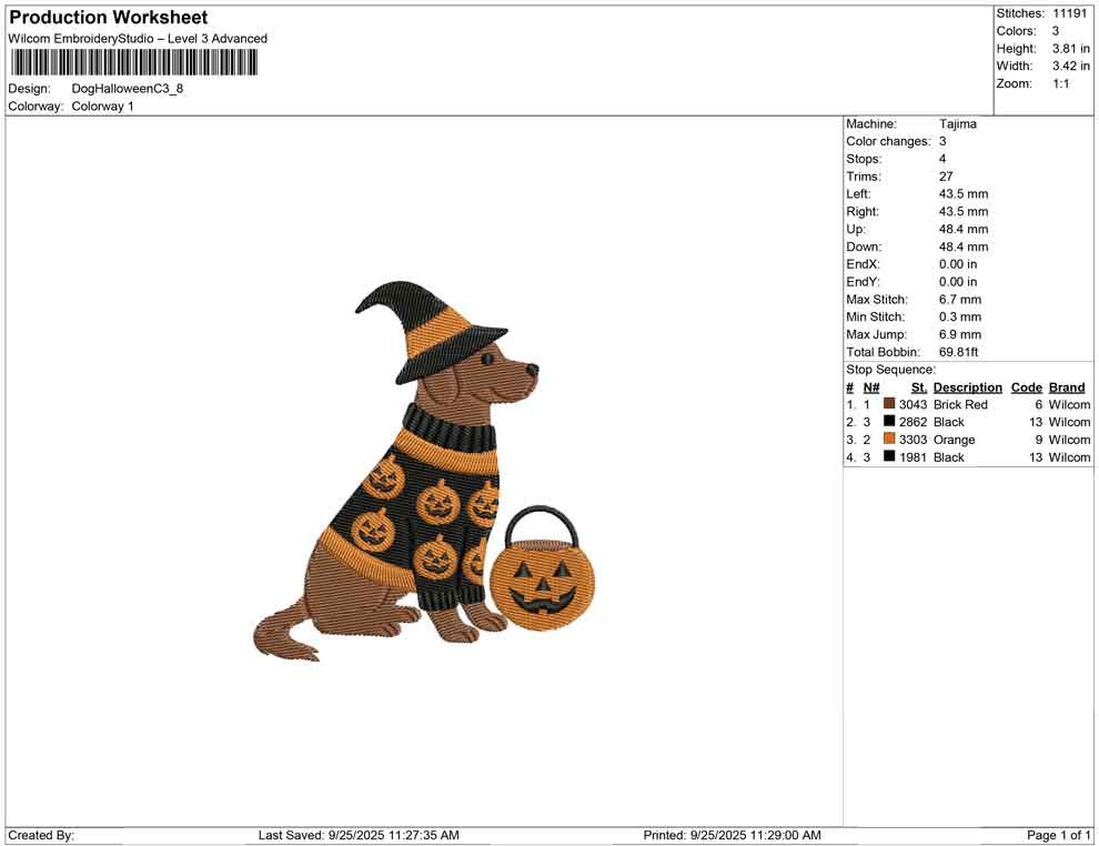 Dog Halloween C