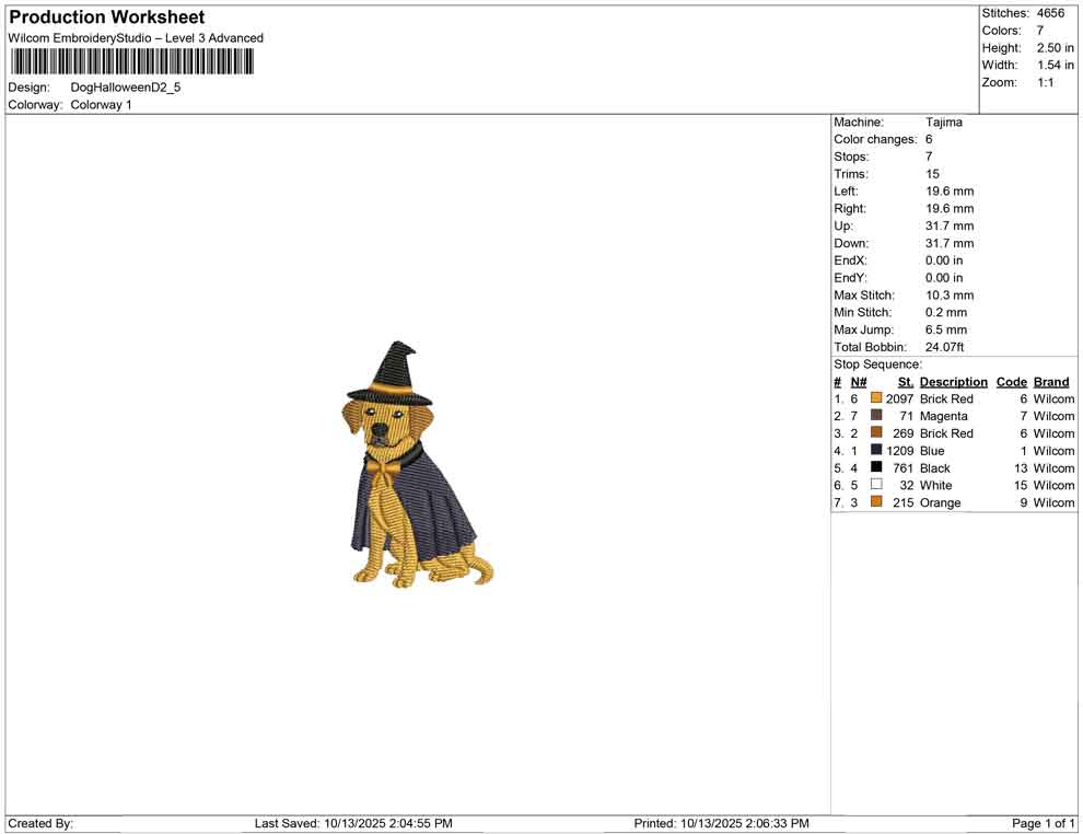 Dog Halloween D