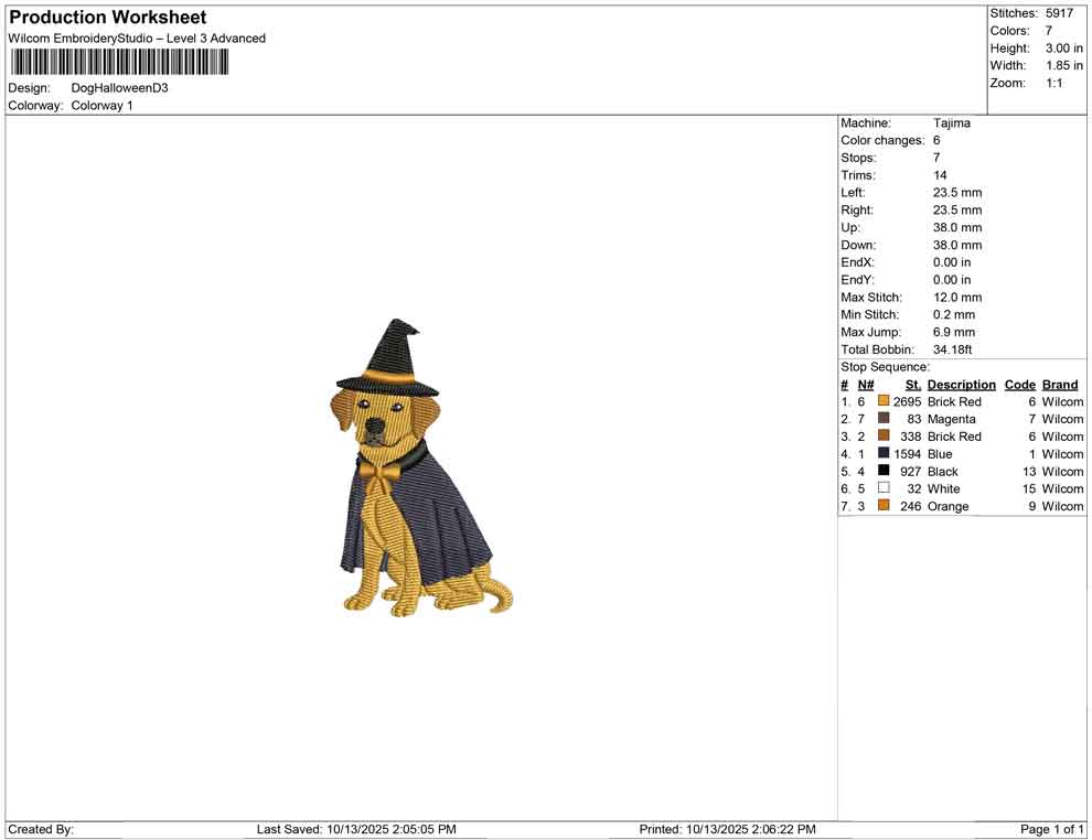 Dog Halloween D