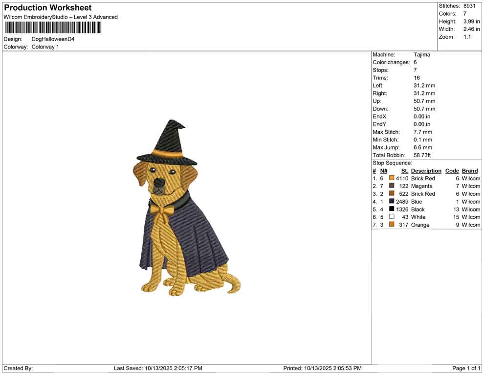 Dog Halloween D