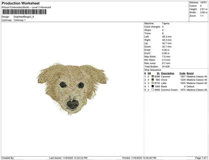 Dog Head Beige