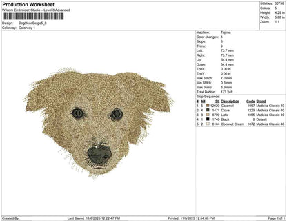 Dog Head Beige