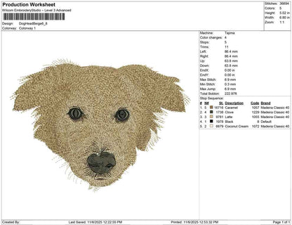 Dog Head Beige