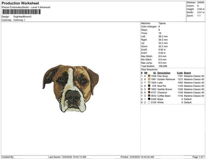 Dog Head Brown