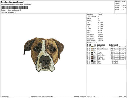 Dog Head Brown