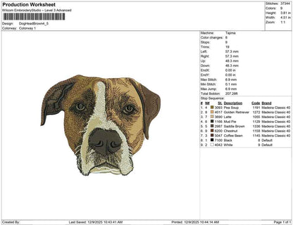 Dog Head Brown