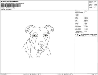 Dog Head Line