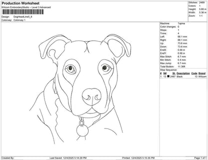 Dog Head Line