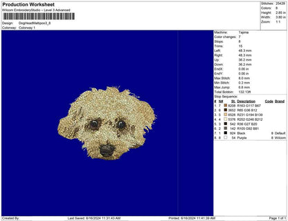 Dog Head Maltipoo