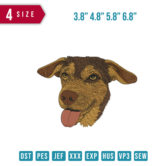 Dog Head Tongue B