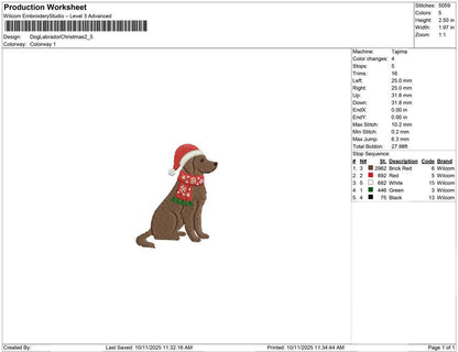 Dog Labrador Christmas
