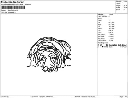 Dog Outline