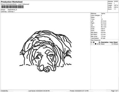 Dog Outline
