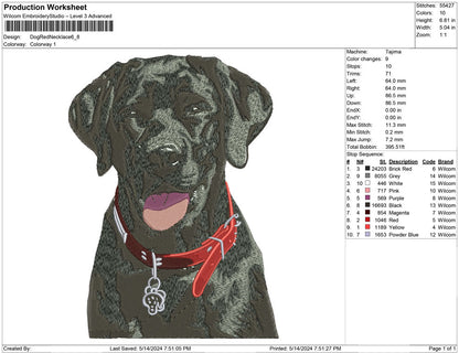 Dog Red Necklace