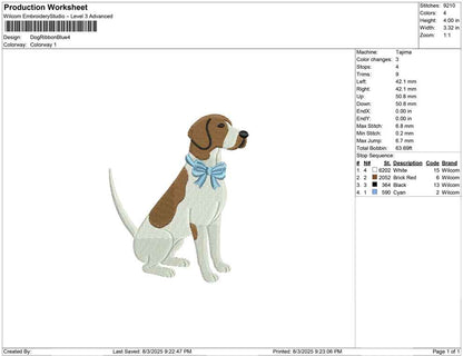 Dog Ribbon Blue