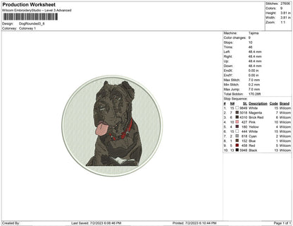 Dog Rounded