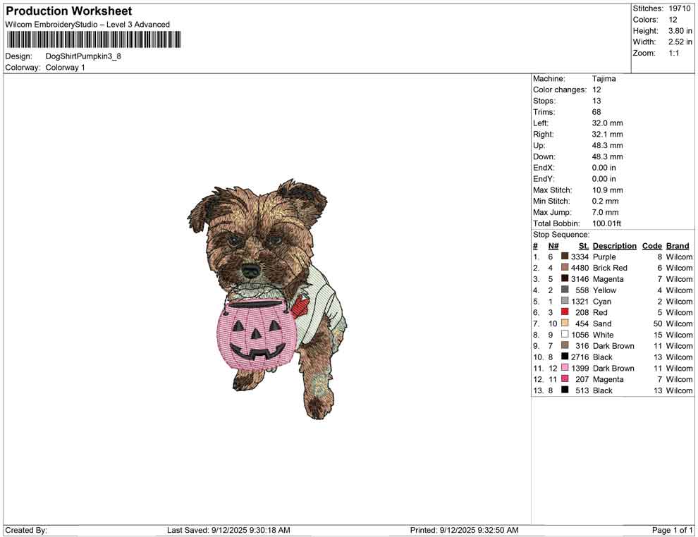 Dog shirt Pumpkin