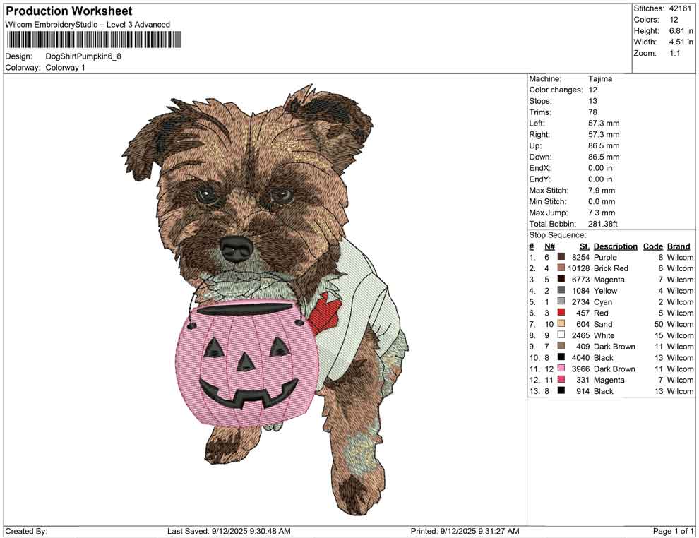 Dog shirt Pumpkin