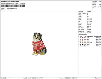 Dog Sweatshirt B