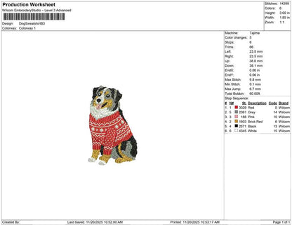 Dog Sweatshirt B