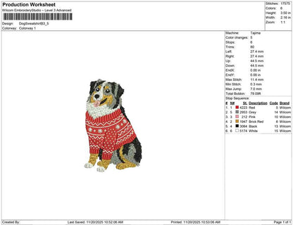 Dog Sweatshirt B