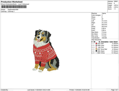 Dog Sweatshirt B