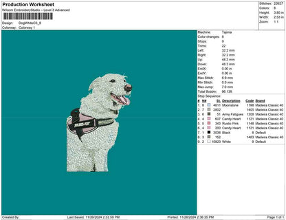 Dog White C