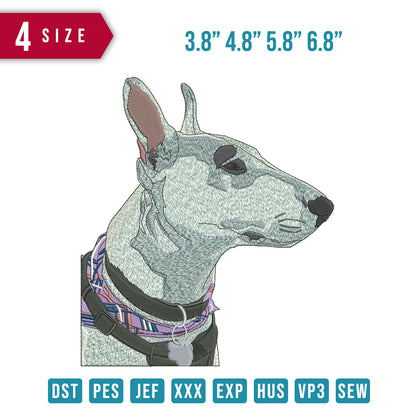 Dog white side