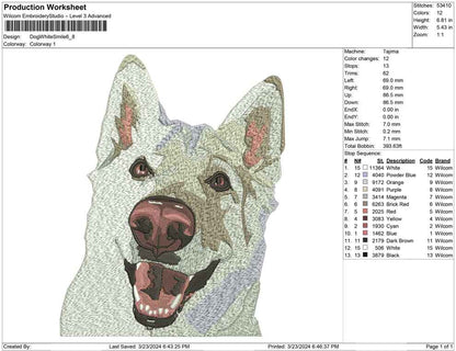 Dog White Smile