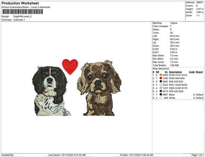 Dog with love