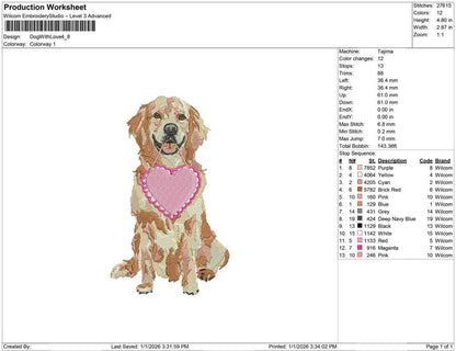 Dog With Love B