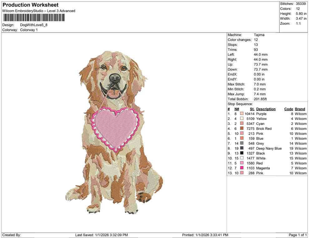 Dog With Love B