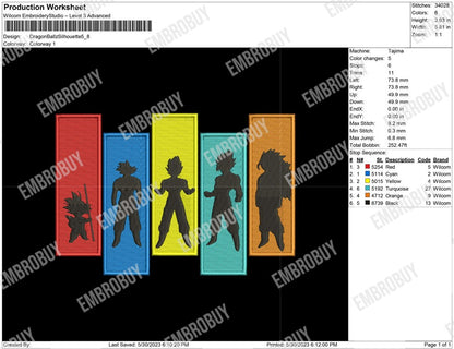 Dragonballz Silhouette