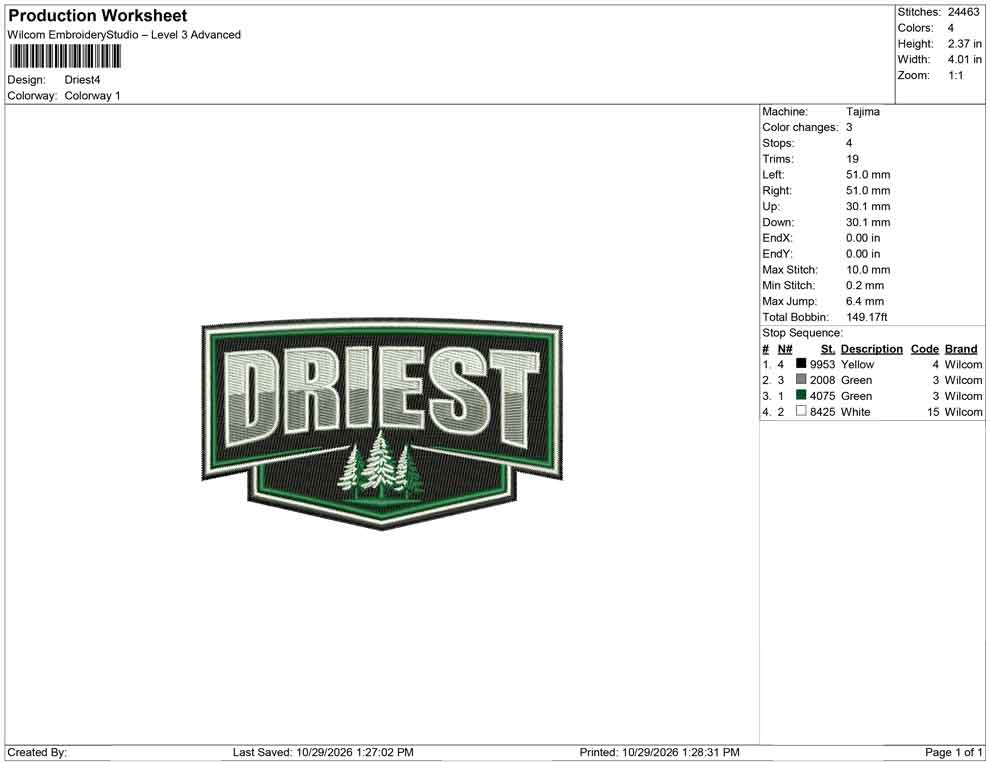 Driest