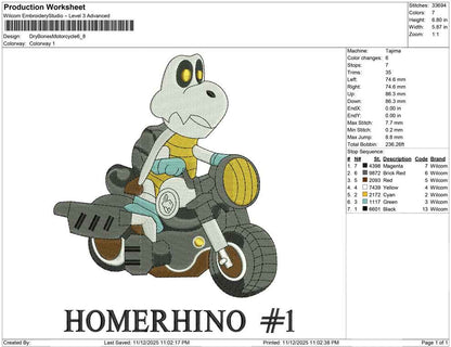 Dry Bones Motorcycle