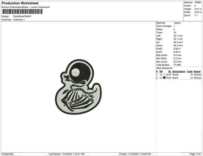 Duck Bone Patch