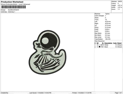 Duck Bone Patch