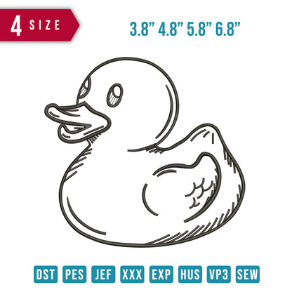 Duck Line Art