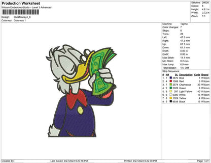 Duck money