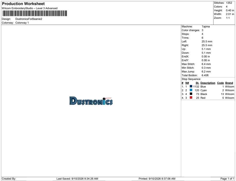 Dustronics For Beanie