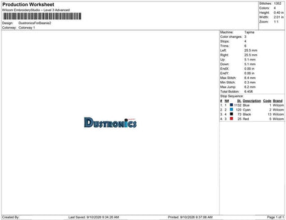 Dustronics For Beanie